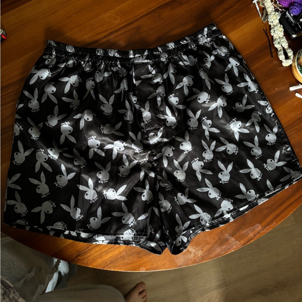 Playboy Black and Gray Patterned Underwear